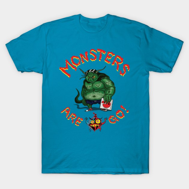 Monsters Are Go! 03 T-Shirt by RickLucey